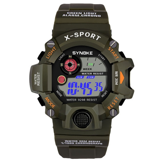 SYNOKE G Style Men Sports Watches Chronograph Military Digital Wristwatches Shock Resistant Montre Homme Erkek Saat N50